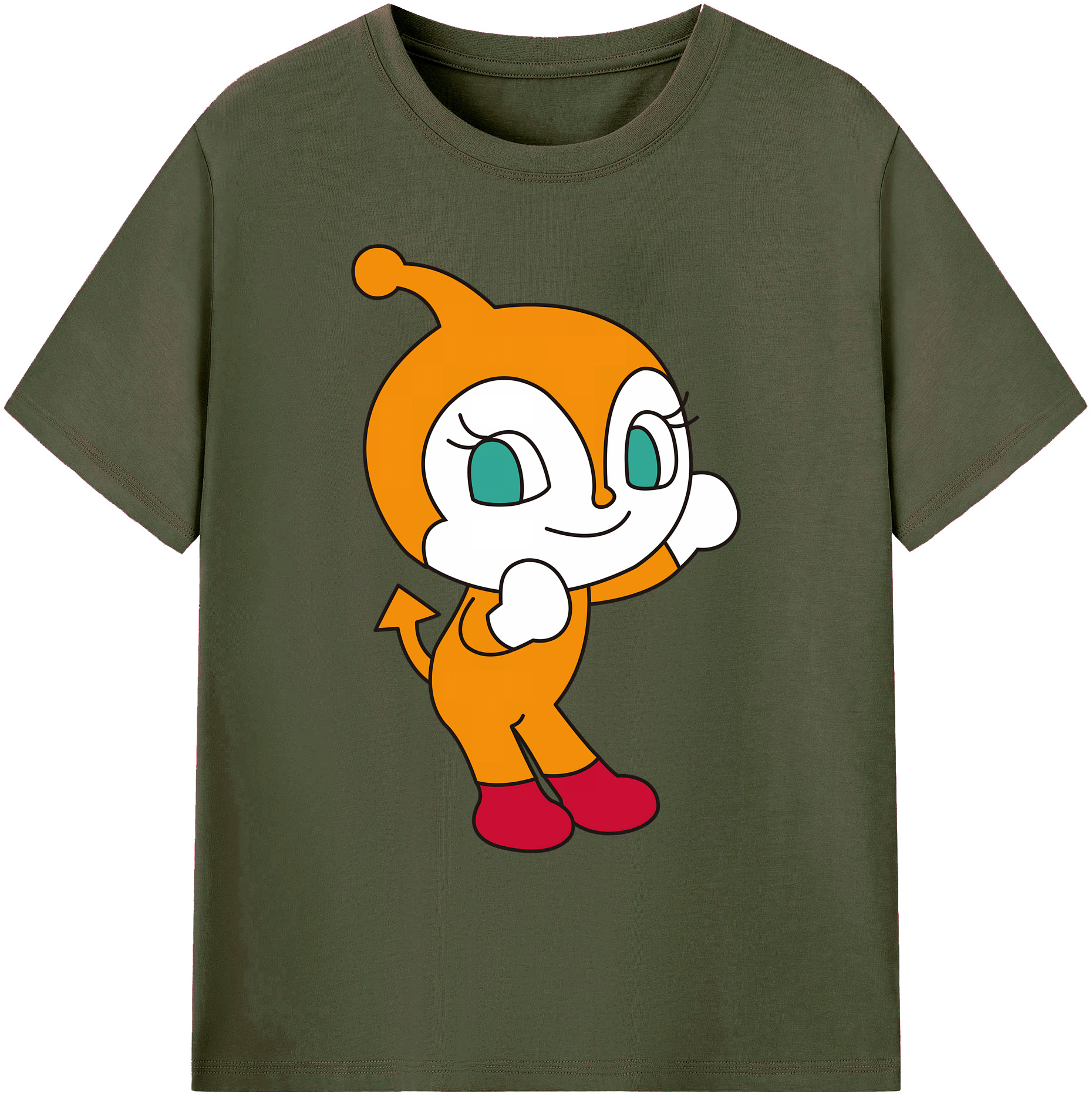 （画像用） アンパンマン Anpanman 綿100％ メンズ半袖Tシャツ｜肌触りやわらか＆通気性